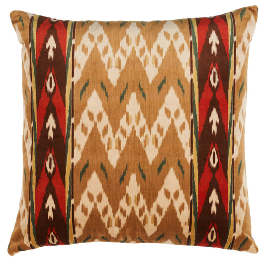 Purchase So8024006 | Samar Ikat Velvet Pillow, Gold - Schumacher Pillows