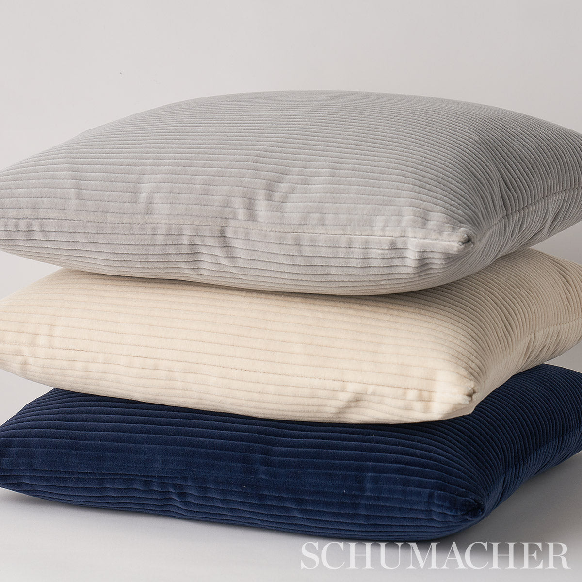 Purchase So8045205 | Wyatt Corduroy Pillow, Navy - Schumacher Pillows