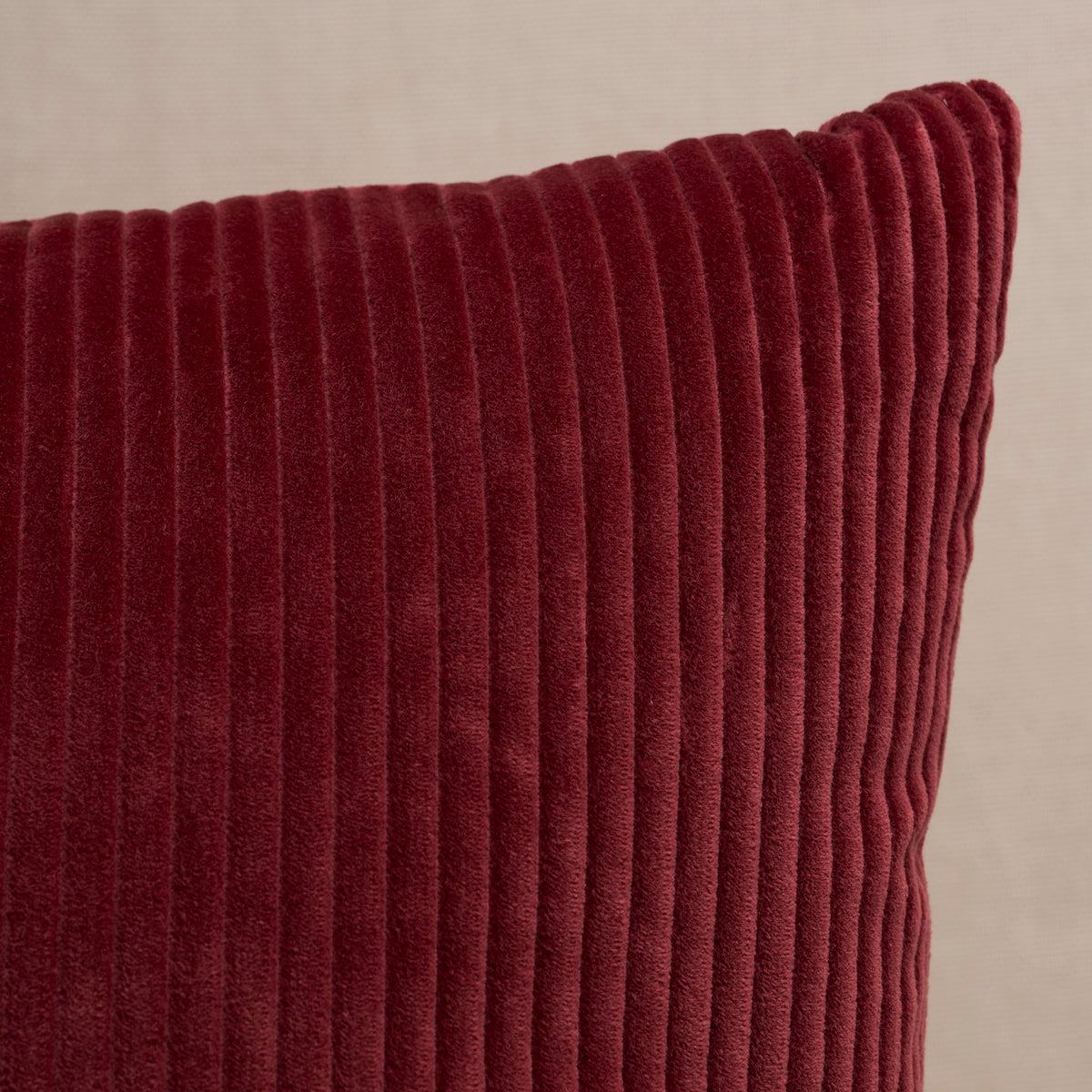 Purchase So8045704 | Wyatt Corduroy Pillow, Merlot - Schumacher Pillows