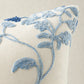 Purchase So814310102 | Raleigh Crewel Embroidery Pillow A, Cornflower - Schumacher Pillows