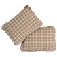 Purchase So8145313 | Crawford Check Pillow, Flax - Schumacher Pillows