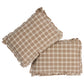 Purchase So8145314 | Crawford Check Pillow, Flax - Schumacher Pillows