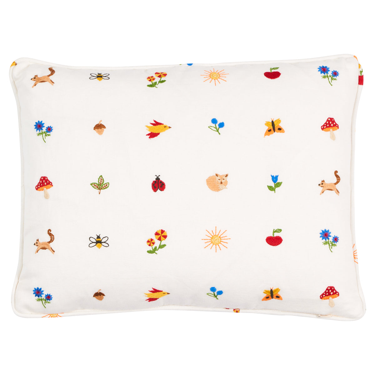 Purchase So8150012 | Tiny Things Embroidery Pillow, Multi - Schumacher Pillows