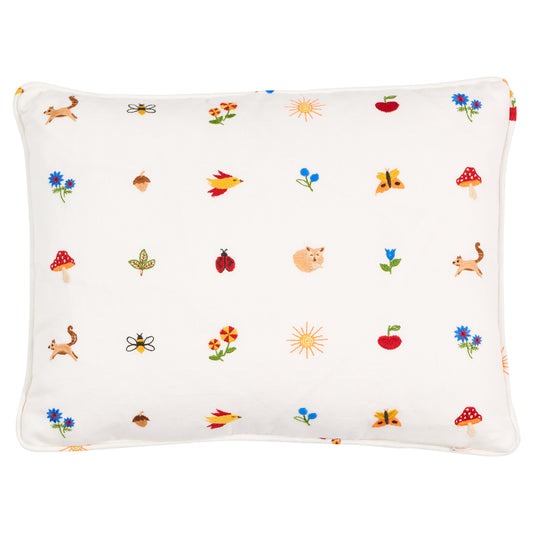 Purchase So8150012 | Tiny Things Embroidery Pillow, Multi - Schumacher Pillows