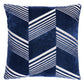 Purchase So8157104 | Jessie Cut Velvet Pillow, Navy On White - Schumacher Pillows