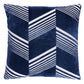 Purchase So8157105 | Jessie Cut Velvet Pillow, Navy On White - Schumacher Pillows