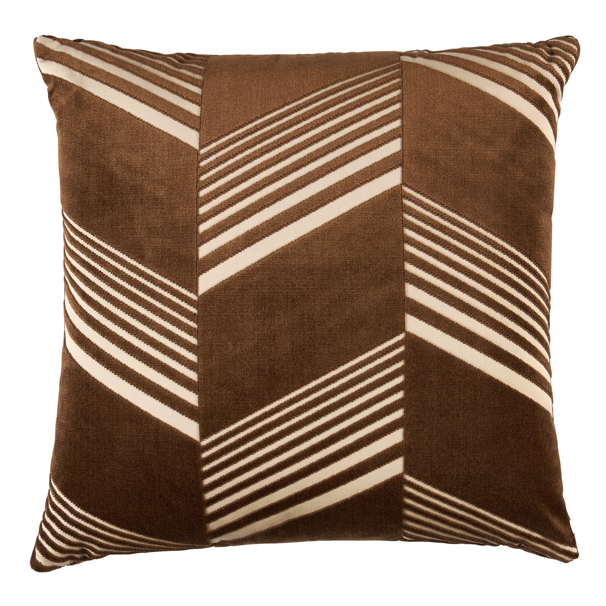 Purchase So8157504 | Jessie Cut Velvet Pillow, Sable - Schumacher Pillows