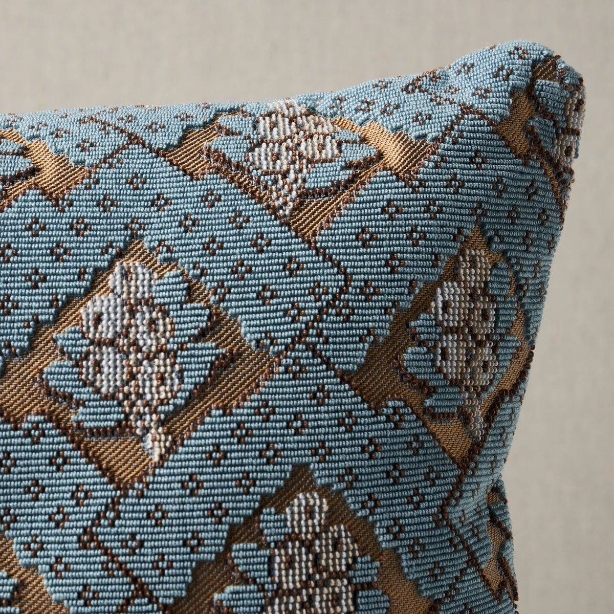 Purchase So8160205 | Blair Silk Épinglé Pillow, Worcester Blue - Schumacher Pillows