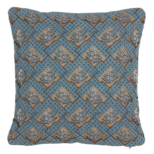 Purchase So8160205 | Blair Silk Épinglé Pillow, Worcester Blue - Schumacher Pillows