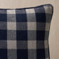 Purchase So8161504 | Galt Wool Check Pillow, Indigo - Schumacher Pillows