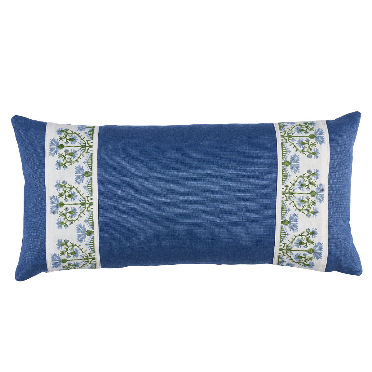 Purchase So8166118 | Custis Embroidery Pillow, Chesapeake - Schumacher Pillows
