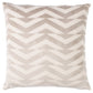 Purchase So8181006 | Broken Chevron Pillow, Taupe On Ivory - Schumacher Pillows