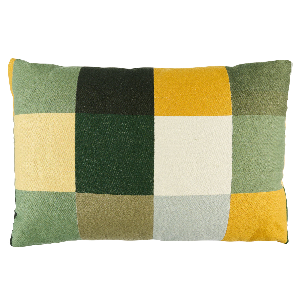 Purchase So8183215 | Embroidered Tile Pillow, Green - Schumacher Pillows