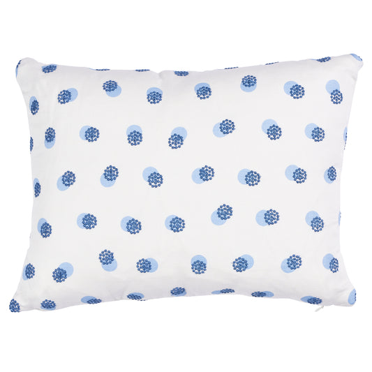 Purchase So8184112 | Taylor Embroidery Pillow, Blue On Ivory - Schumacher Pillows