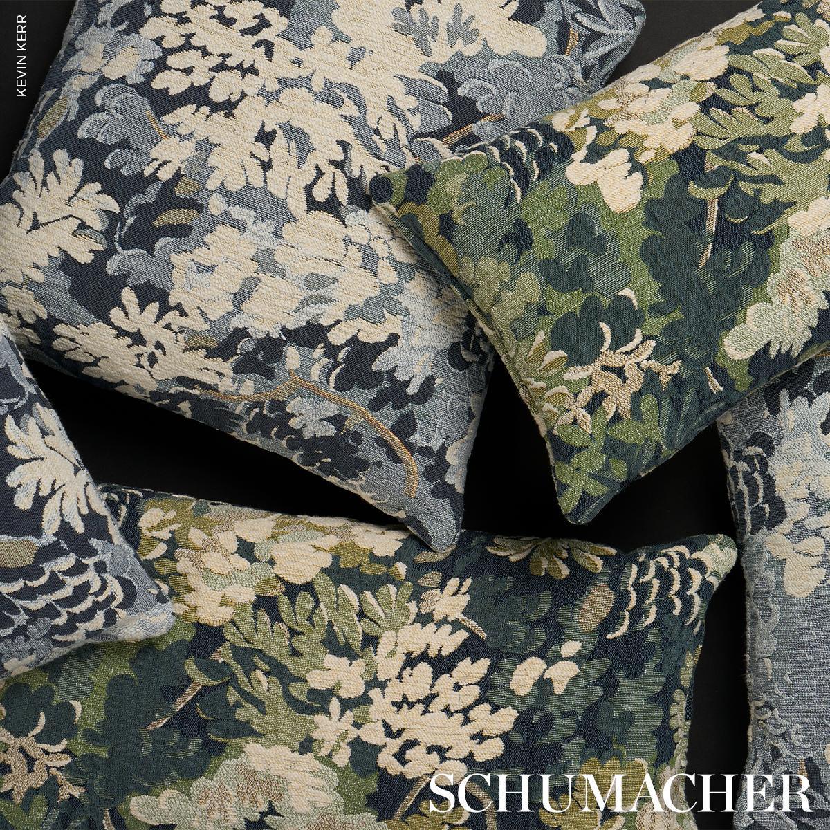 Purchase So8185006 | Verdure Tapestry Pillow, Peacock - Schumacher Pillows