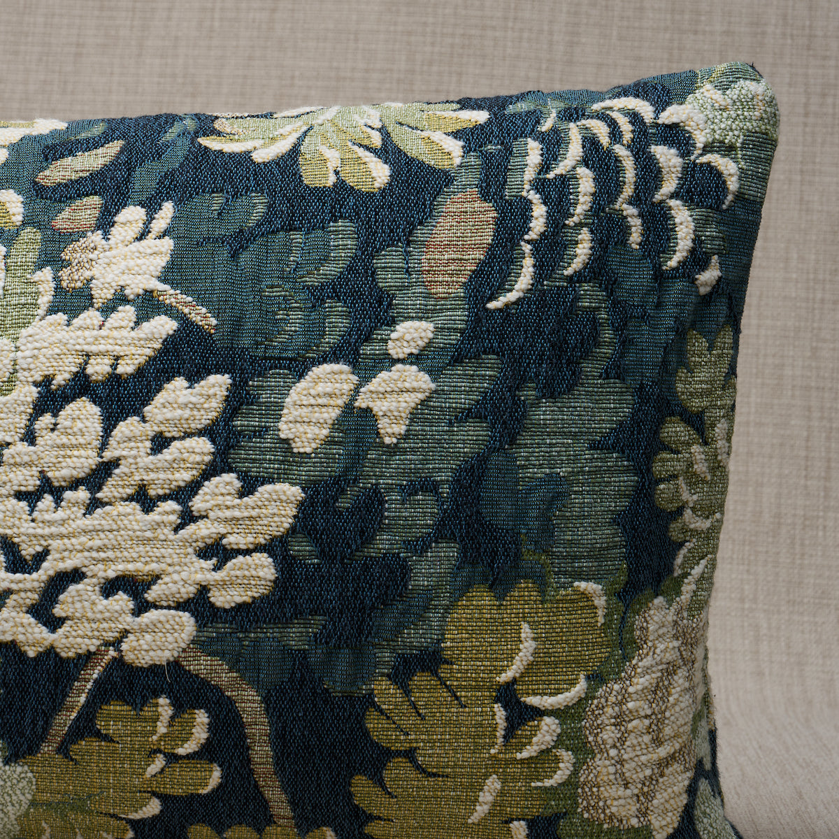 Purchase So8185018 | Verdure Tapestry Pillow, Peacock - Schumacher Pillows