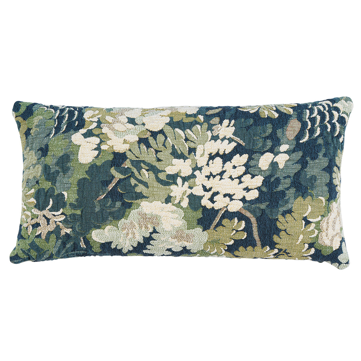 Purchase So8185018 | Verdure Tapestry Pillow, Peacock - Schumacher Pillows