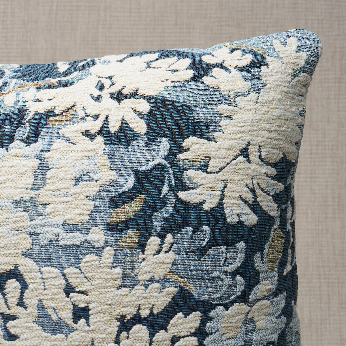 Purchase So8185105 | Verdure Tapestry Pillow, Blue - Schumacher Pillows