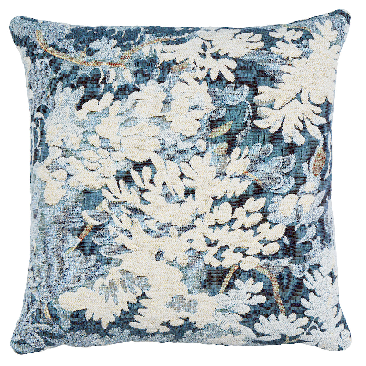 Purchase So8185106 | Verdure Tapestry Pillow, Blue - Schumacher Pillows