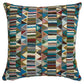 Purchase So8202005 | Bizantino Quilted Weave Pillow, Peacock - Schumacher Pillows