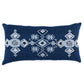 Purchase So8207018 | Nadira Embroidery Pillow, Indigo - Schumacher Pillows