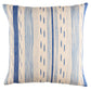 Purchase So8211006 | Mirza Ikat Stripe Pillow, Blue On Natural - Schumacher Pillows