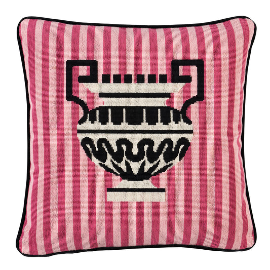 Purchase So8214203 | Clermont Epingle Pillow, Pink - Schumacher Pillows