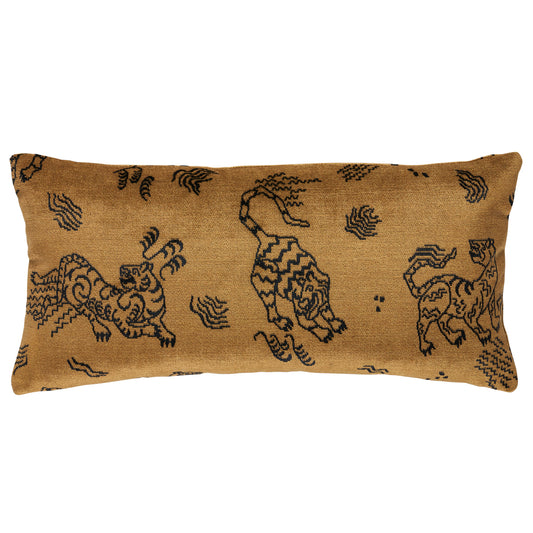 Purchase So8217018 | Kinabalu Velvet Pillow, Gold - Schumacher Pillows