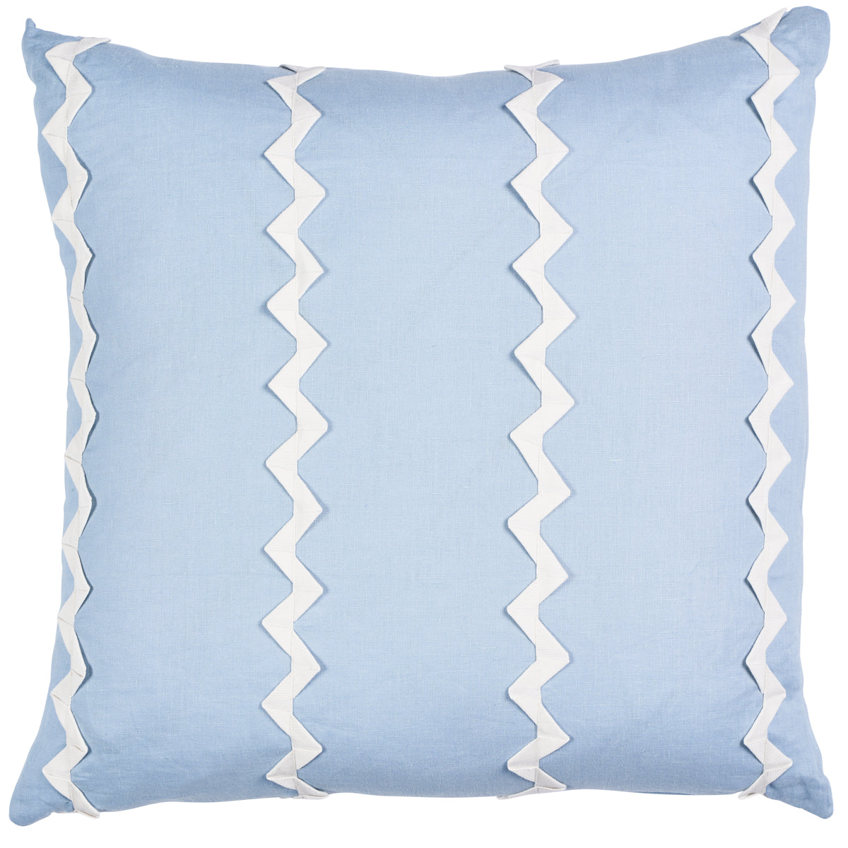 Purchase So8222206 | Lazare Pillow, Ivory On Chambray - Schumacher Pillows