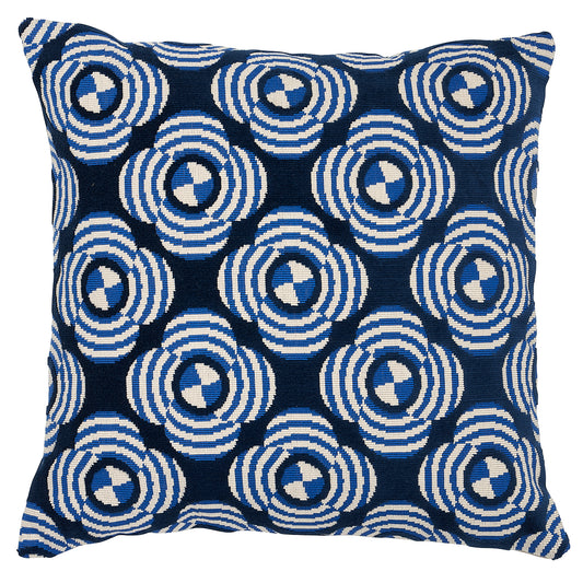 Purchase So8226005 | Le Moderne Cut Velvet Pillow, Cobalt - Schumacher Pillows