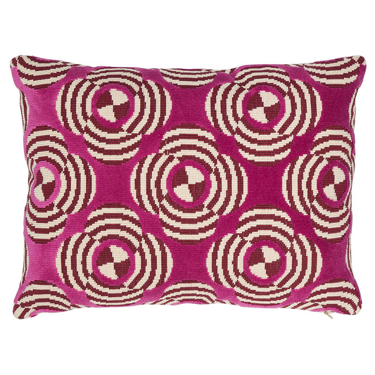 Purchase So8226212 | Le Moderne Cut Velvet Pillow, Magenta - Schumacher Pillows