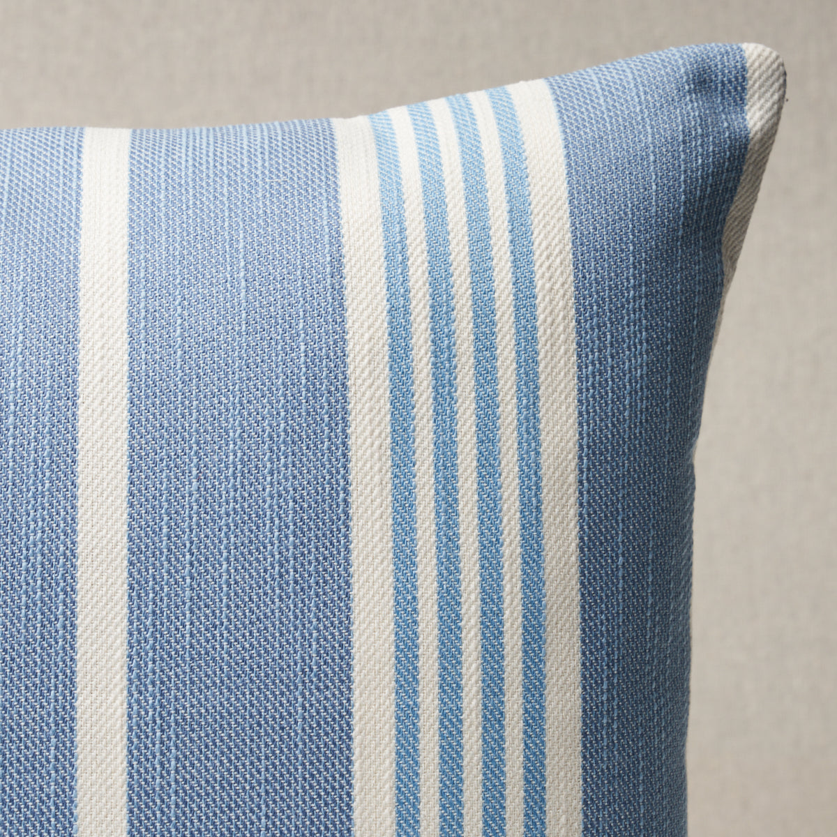 Purchase So8230115 | Hampton Stripe I/O Pillow, Pool - Schumacher Pillows