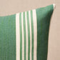 Purchase So8230215 | Hampton Stripe I/O Pillow, Emerald - Schumacher Pillows