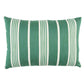 Purchase So8230215 | Hampton Stripe I/O Pillow, Emerald - Schumacher Pillows