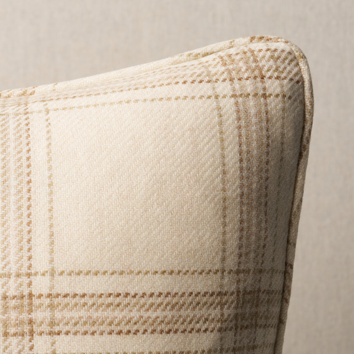 Purchase So8234005 | Blackburn Merino Plaid Pillow, Ivory - Schumacher Pillows
