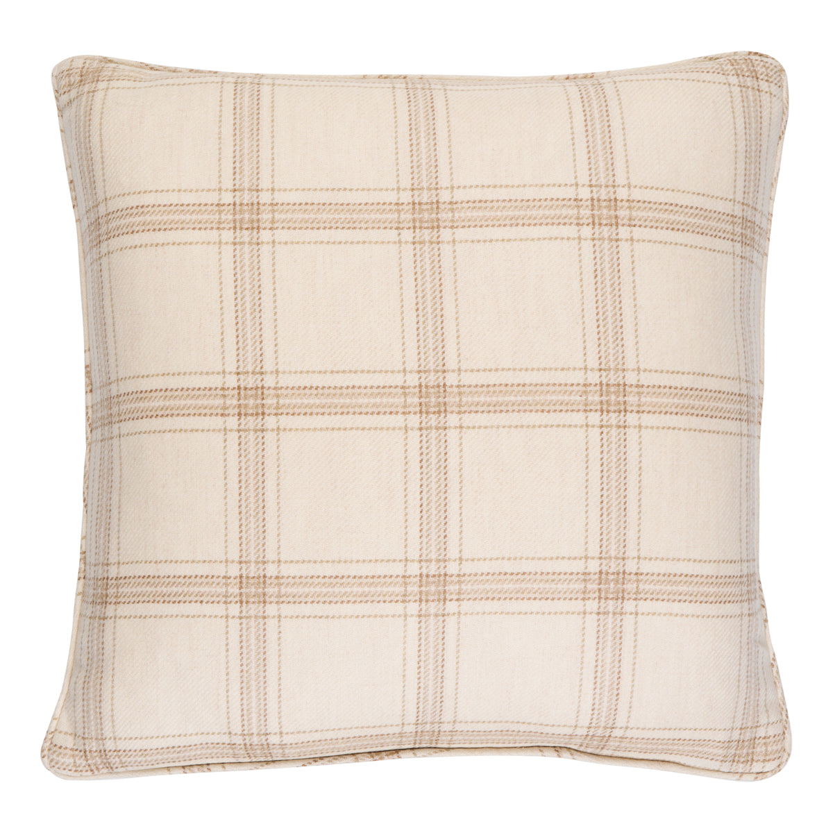Purchase So8234005 | Blackburn Merino Plaid Pillow, Ivory - Schumacher Pillows