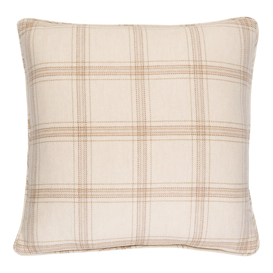 Purchase So8234005 | Blackburn Merino Plaid Pillow, Ivory - Schumacher Pillows