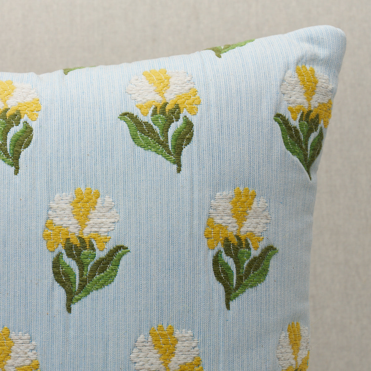 Purchase So8263203 | Rosina Floral Pillow, Marigold - Schumacher Pillows