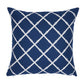 Purchase So8276205 | Bamboo Trellis I/O Pillow, Navy - Schumacher Pillows