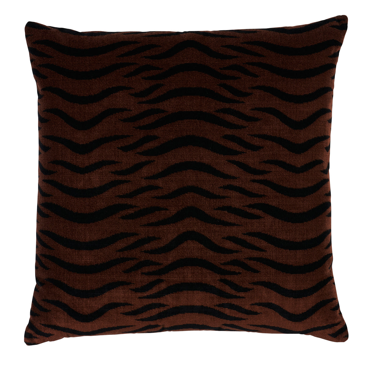 Purchase So8295006 | Sabi Tiger Velvet Pillow, Java - Schumacher Pillows