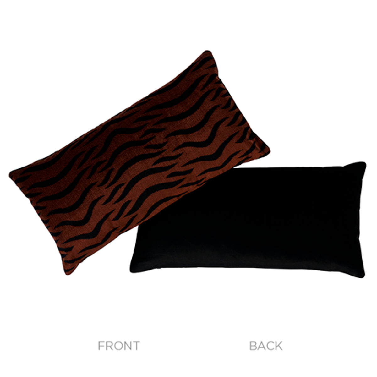 Purchase So8295018 | Sabi Tiger Velvet Pillow, Java - Schumacher Pillows