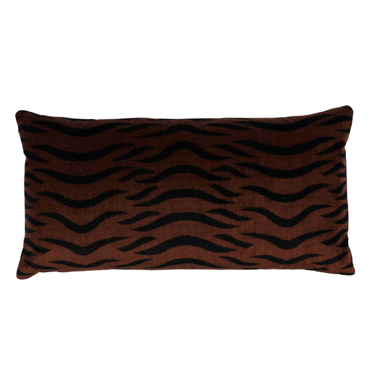 Purchase So8295018 | Sabi Tiger Velvet Pillow, Java - Schumacher Pillows