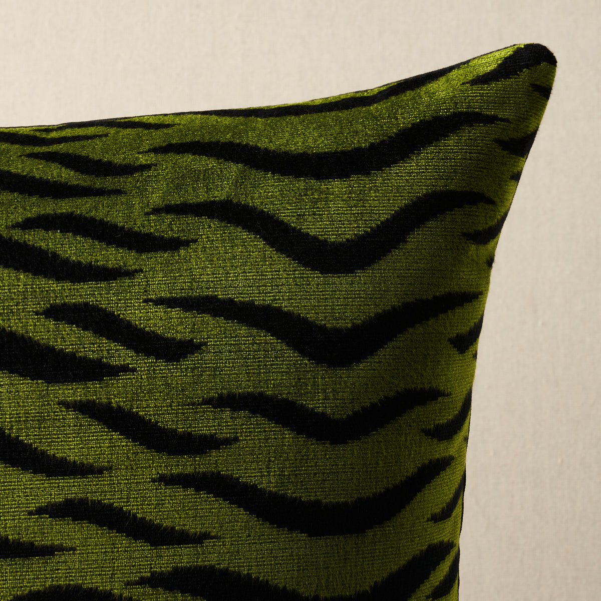 Purchase So8295206 | Sabi Tiger Velvet Pillow, Jungle - Schumacher Pillows