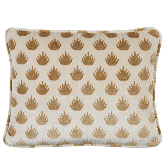 Purchase So8298113 | Coronation Velvet Pillow, Camel - Schumacher Pillows