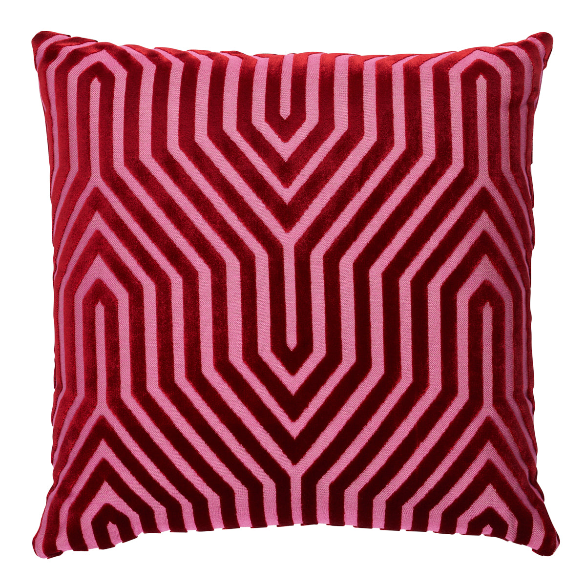 Purchase So8300104 | Vanderbilt Velvet Pillow, Fushia - Schumacher Pillows