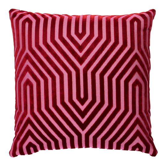 Purchase So8300107 | Vanderbilt Velvet Pillow, Fuchsia - Schumacher Pillows