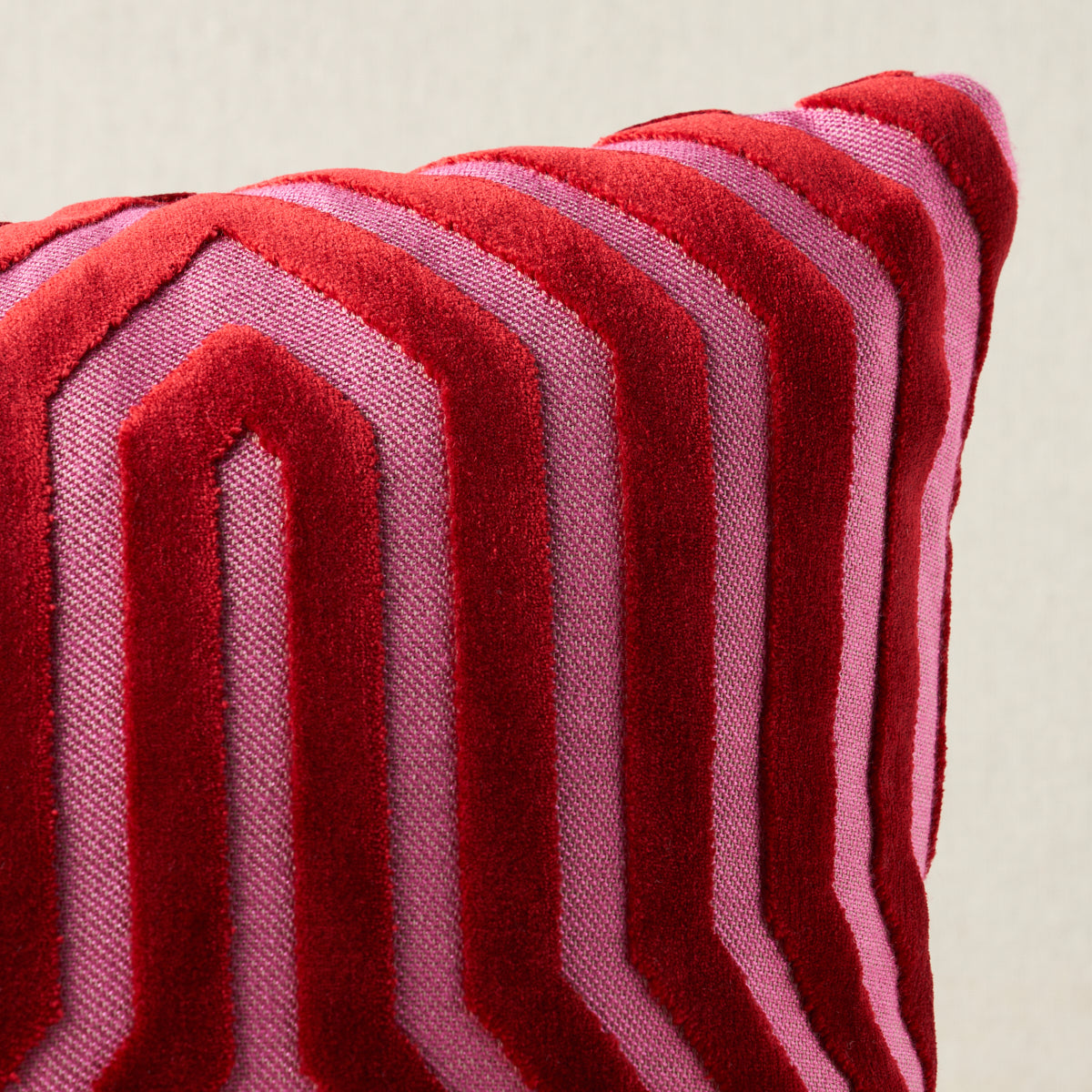 Purchase So8300118 | Vanderbilt Velvet Pillow, Fuchsia - Schumacher Pillows