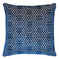 Purchase So8321104 | Bees Knees Cut Velvet Pillow, Blue - Schumacher Pillows