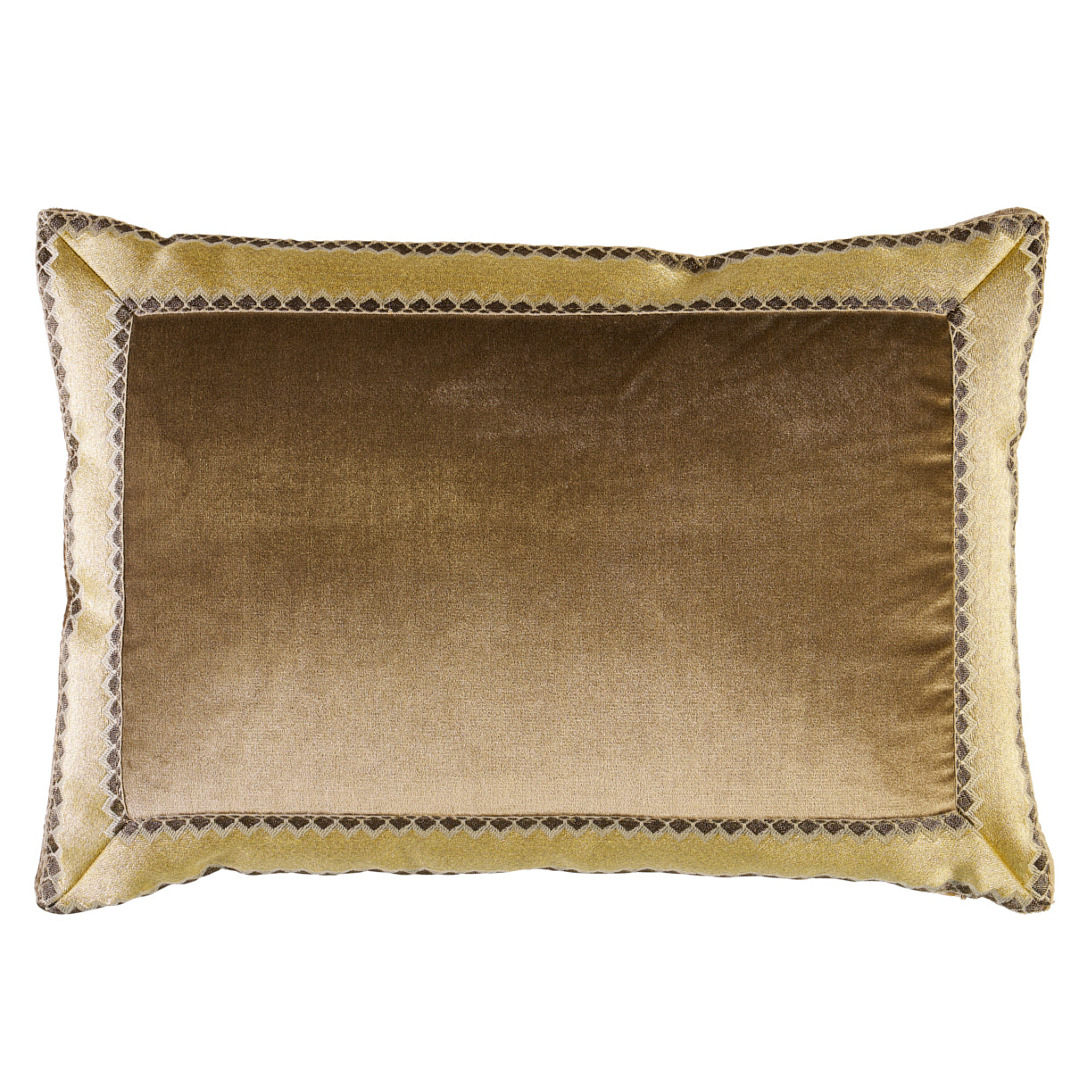 Purchase So8356215 | Allure Metallic Tape Pillow, Hazel - Schumacher Pillows
