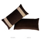 Purchase So8364118 | Delphi Beaded Tape Pillow, Espresso - Schumacher Pillows